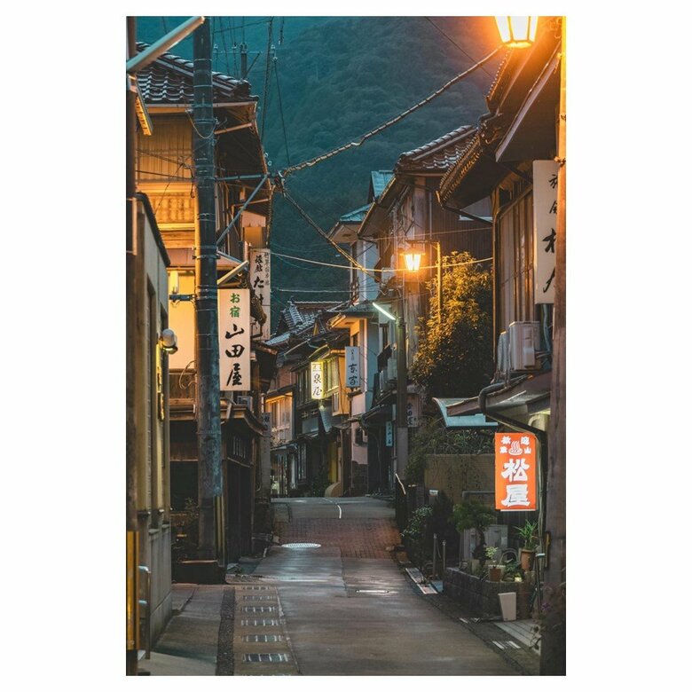 俵山温泉（山口県／2023年10月撮影）