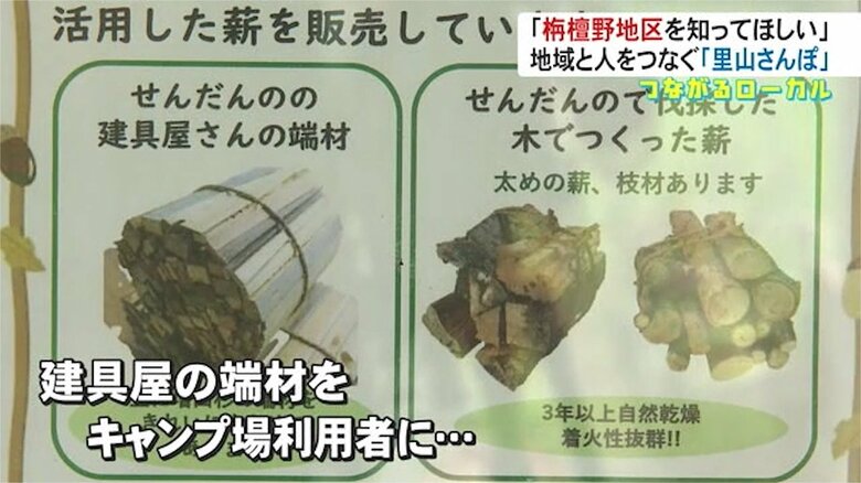 端材をまきにして販売