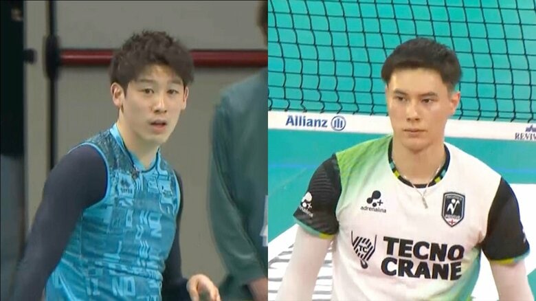 左：石川祐希、右：髙橋藍