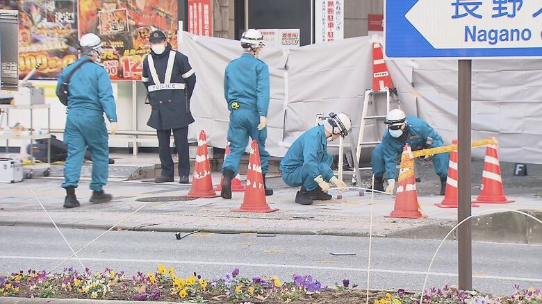 事件現場　JR長野駅前