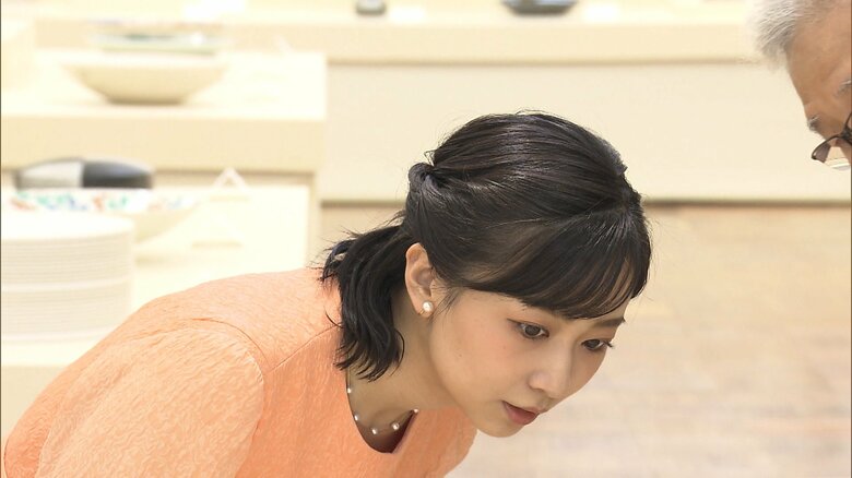 日本工芸展を鑑賞された佳子さま