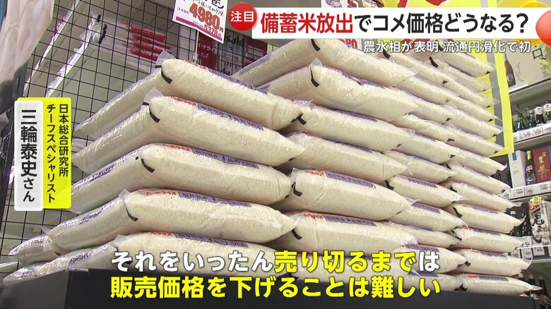 「在庫を売り切るまでは販売価格を下げることは難しい」とも