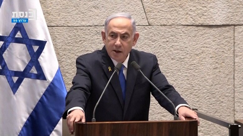 パレスチナへの強硬姿勢を続けるイスラエル首相