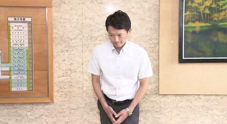 兵庫県 斎藤元彦知事　24日