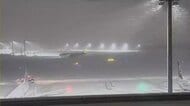 【新千歳空港で欠航92便に拡大】北海道で降り続く雪…悪天候の影響で新千歳空港を発着する便の欠航が相次ぐ_羽田空港が最も多く25便_次いで成田空港が6便_関西国際空港が5便
