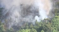 福山で山火事　延焼続く【17日午後7時現在】