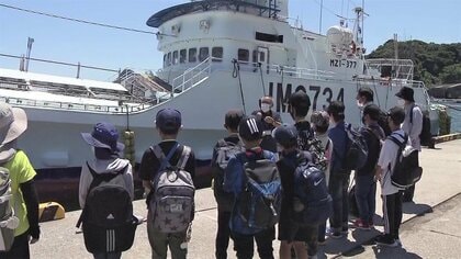VRでカツオ漁体験！解体ショーにも興味津々　子どもたちに伝えたい“地域資源”体験【宮崎発】