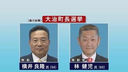 前町長が“無断侵入疑惑”で辞職…愛知県・大治町長選挙の投票続く いずれも無所属で新人の2人が立候補