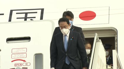岸田首相がカンボジア到着　フン・セン首相と会談へ