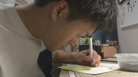 中学生で“脳の血管炎”「最悪だ」右半身まひ・失語症に　ペンを左手に持ち替え、描き続けた絵は「生きがい」　34歳のイラストレーター　看護助手として働きながら、個展も開催「絵が人と話す手段」
