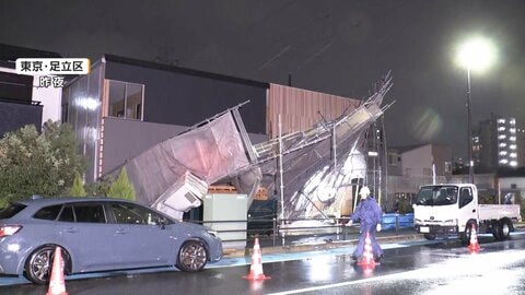 関東各地でゲリラ雷雨が多発　総力取材で追跡　“目の前で倒木”の瞬間…台風15号で倒木被害相次ぐ