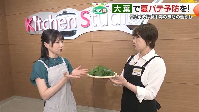 栄養たっぷりの大葉を召し上がれ
