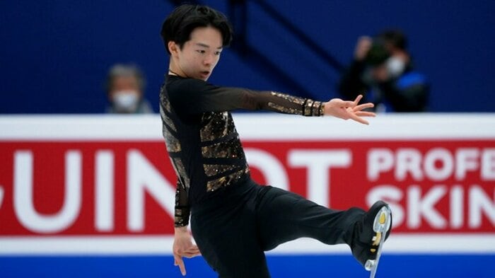 2022年3月の世界選手権で銀メダルを獲得した鍵山優真