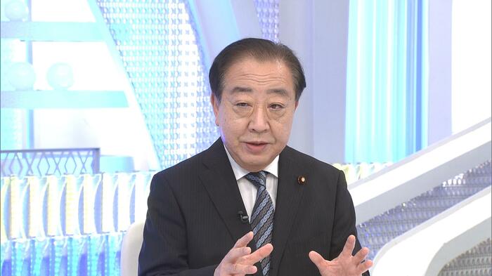 「雨が降ったら傘をさす。雨がやんだら傘をたたむ」と説明(フジテレビ「日曜報道 THE PRIME」より)