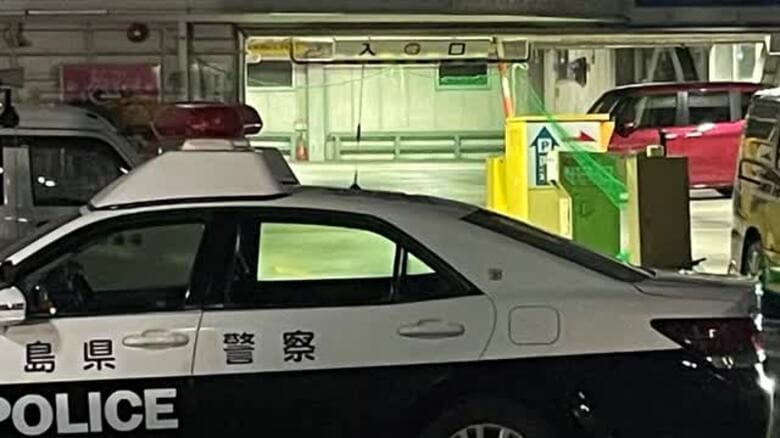 福島市の立体駐車場にクマ居座る＜福島県＞｜FNNプライムオンライン