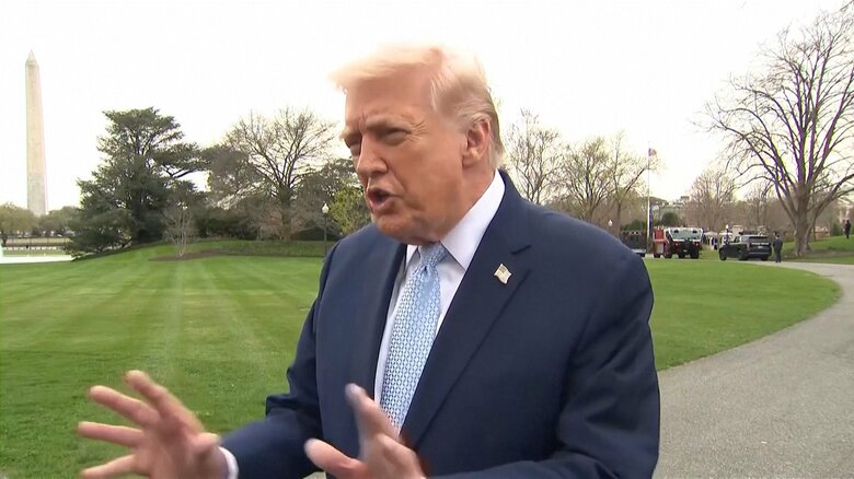 トランプ大統領「イランは交渉を望んでいるが私は望まない」改めて交渉を否定　軍事作戦は順調と強調｜FNNプライムオンライン