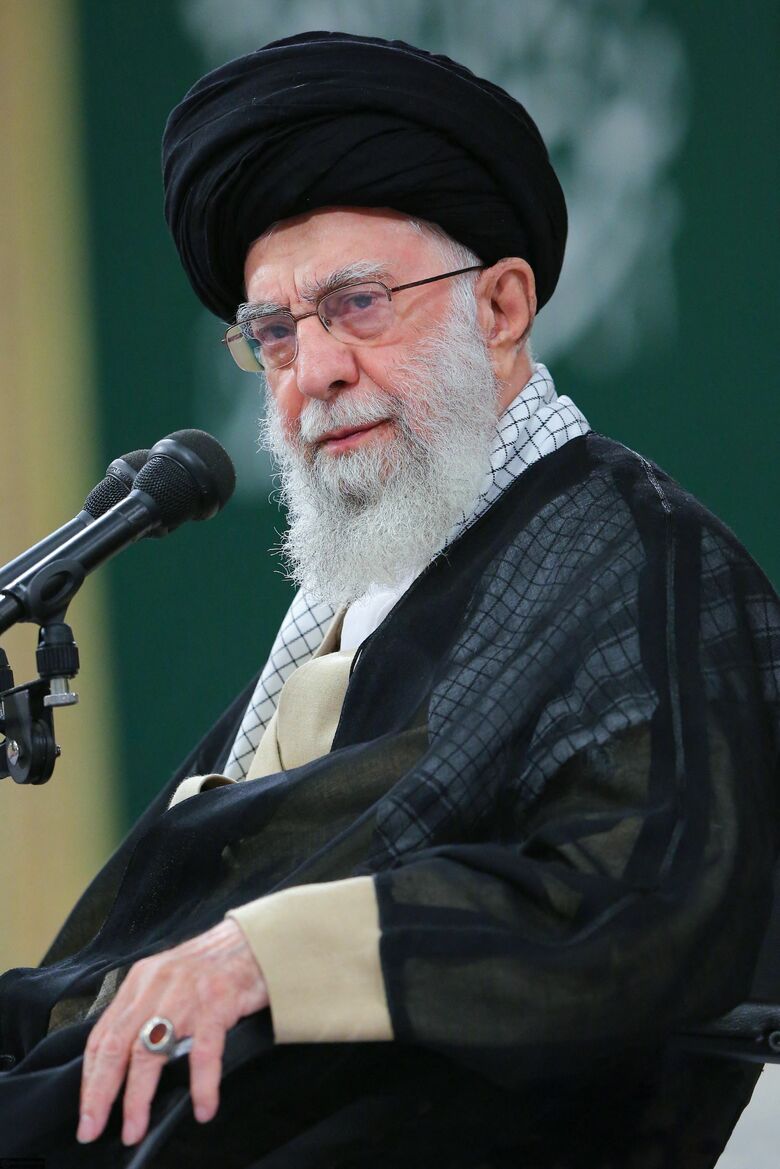 イランの最高指導者ハメネイ師(AFP=時事)