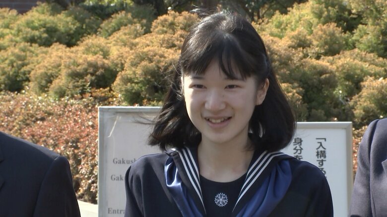 学習院女子中等部卒業式　2017年3月