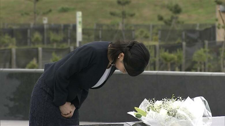 佳子さまが被災地に供花されたのは初めて