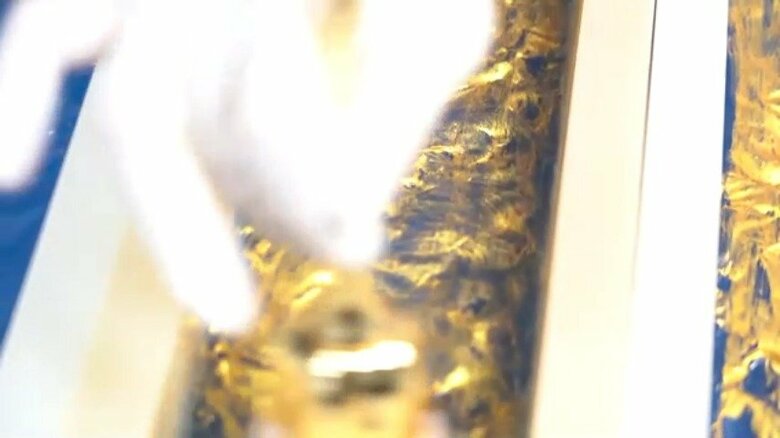 宝石石鹸の制作工程