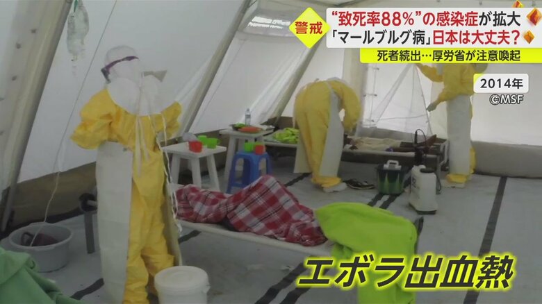マールブルグ病とよく似ているとされる「エボラ出血熱」流行時の様子（2014年）