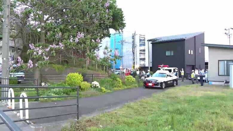 クマが居座った付近には住宅や商業施設