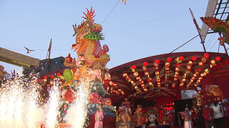 長崎ランタンフェスティバル　点灯式