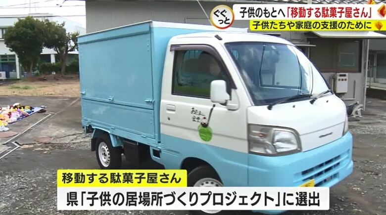 移動駄菓子屋は月2回活動予定