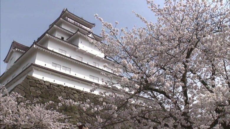 会津若松市・鶴ヶ城公園（2025年4月18日撮影）