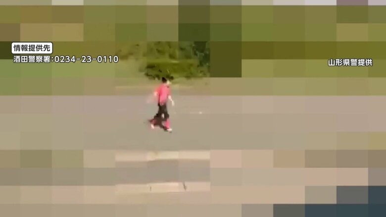 優斗さんが行方不明になった当日の防犯カメラ映像より