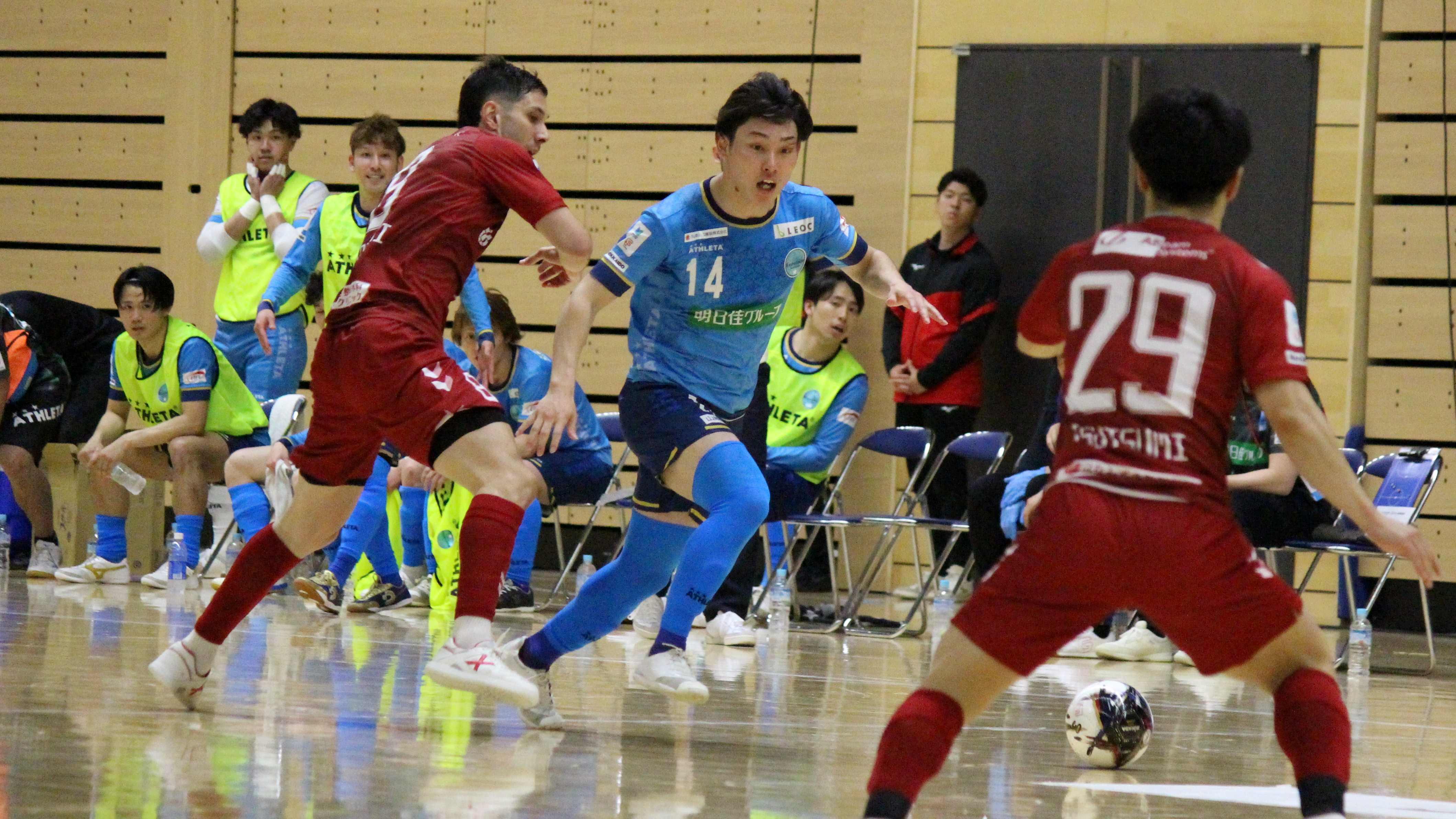Fリーグ エスポラーダ北海道 サイン入り 限定ユニフォーム 水上玄太 17番