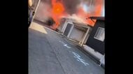 坂井市春江町で住宅が全焼　火を消そうとした住人の親族が左手にけが　住人の高齢女性は福祉施設に入所中で無事