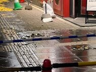 【速報】5階建てのビルから”外壁”の一部が落下…下を歩いていた歩行者1人が直撃を受けケガ＜北海道旭川市＞