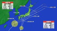 【台風情報】“ダブル台風”　最新の進路予想　台風7号は27日に西日本から東日本の太平洋側に接近へ　台風8号は27日に東日本の太平洋側に最接近　上陸する可能性も　梅雨前線の活動は活発な状態に