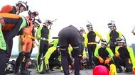 「海猿」から潜水技術学ぶ 福井県内の若手消防士14人【福井・敦賀港沖】
