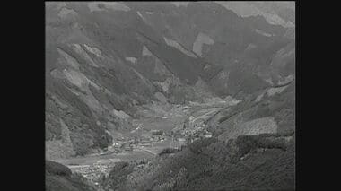50年前にダムの底に沈んだ村 『江川谷』 記録的な渇水で姿現す かつての集落にカメラ潜入…