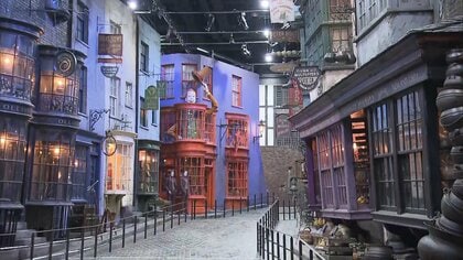 ハリー・ポッター「ダイアゴン横丁」初公開　製作に3年…まるで映画の世界　来月オープン