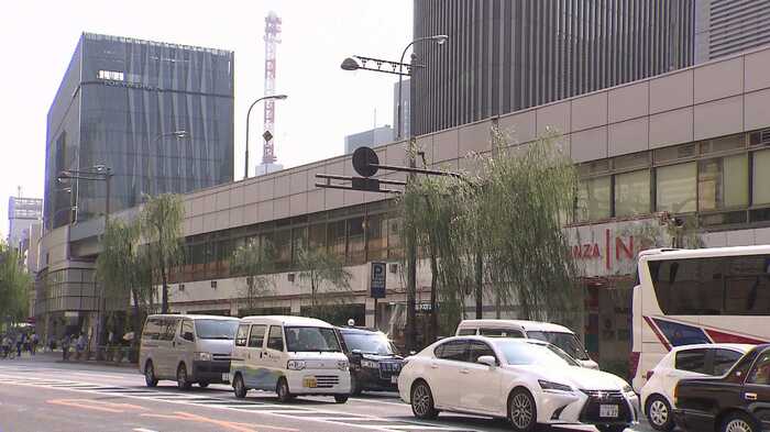 銀座の街に伸びる「KK線」