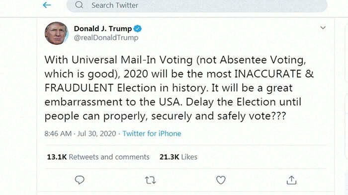 米大統領選“延期”!? トランプ氏に身内からも批判の声