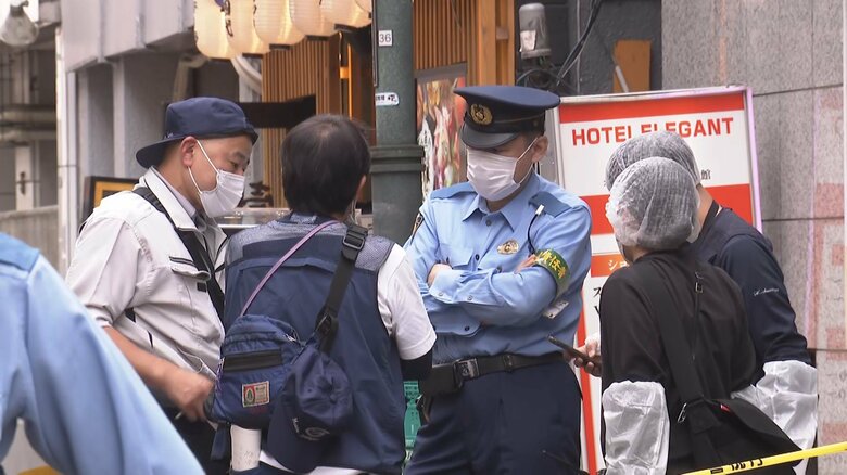 ホテル内でトラブルに…男が女性に“催涙スプレー”噴射し所持品奪って逃走　東京・台東区｜FNNプライムオンライン