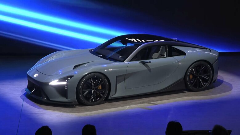 トヨタがレクサスEVスポーツカー「Lexus LFA Concept」発表 “公道走るレーシングカー”「GR GT」も世界初公開｜FNNプライムオンライン