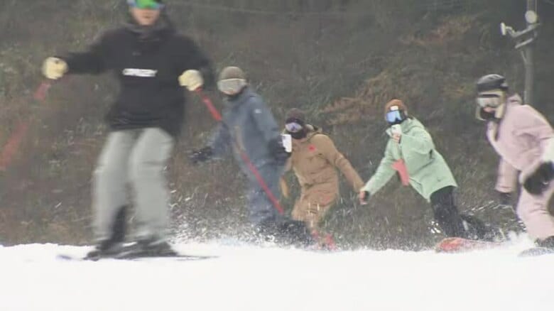 久万高原「久万スキーランド」愛媛でトップのオープン　久しぶりの雪にシュプール　松山と直行バス【愛媛】｜FNNプライムオンライン