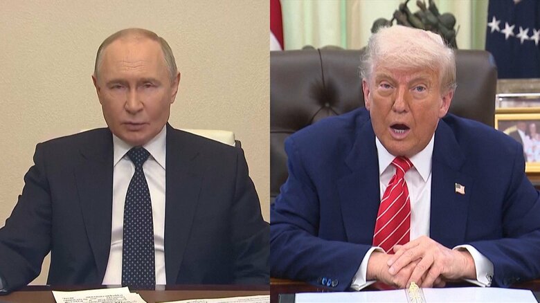 「ウクライナは民間人を意図的に攻撃」プーチン大統領がトランプ大統領と米ロ首脳電話会談　ウクライナとの会談実施に否定的考えも示す｜FNNプライムオンライン