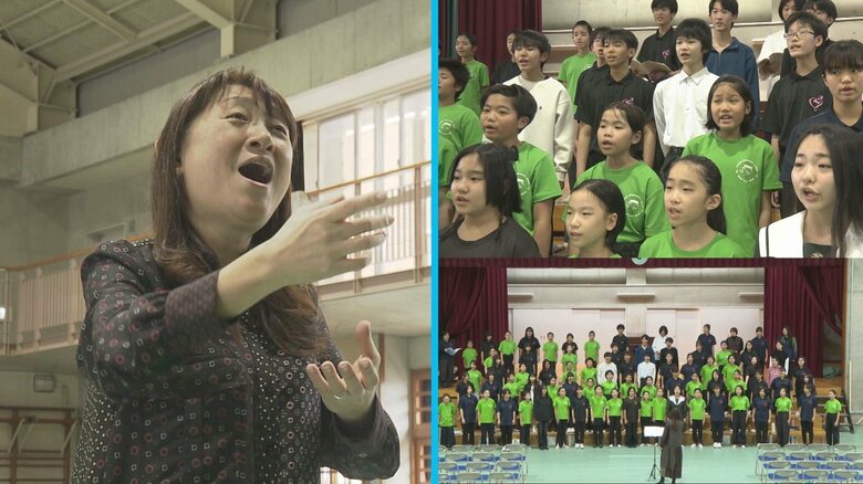 東日本大震災から15年、歌声でつなぐ「群青」の思い　福島の歌が沖縄の子どもたちに届くまで｜FNNプライムオンライン