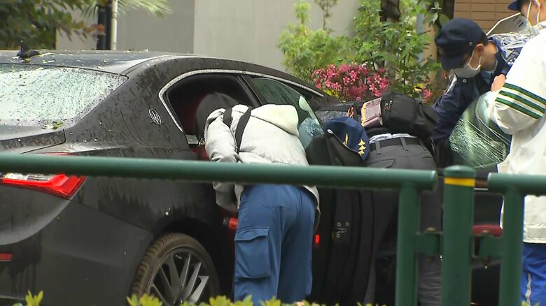 発生直後の現場の様子（東京・港区 2022年6月15日）