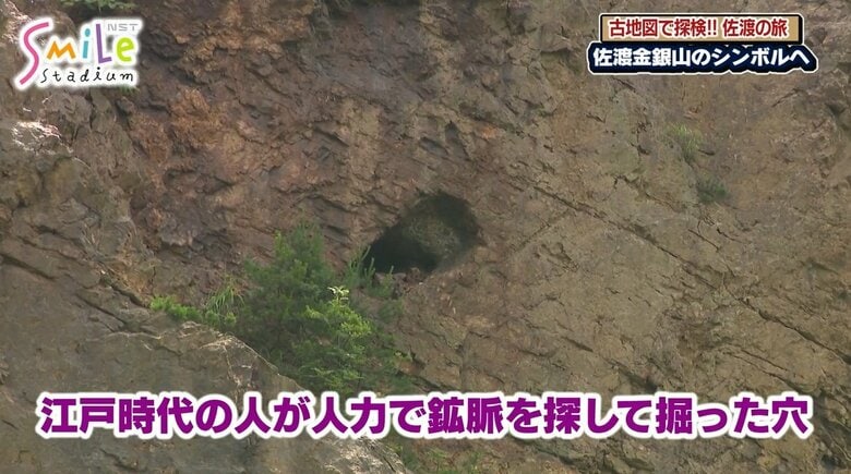 人力で掘った通称・狸穴