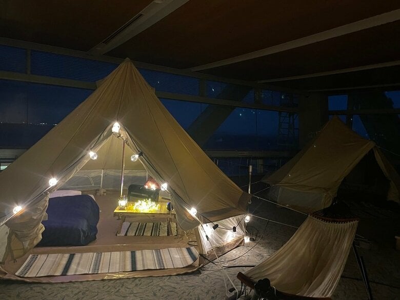 宿泊イメージ（画像提供：兵庫県園芸・公園協会）