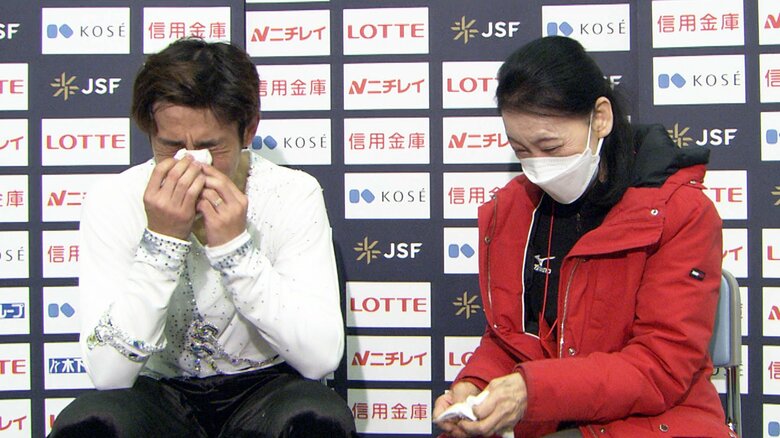 キスクラでは涙を流す場面も
