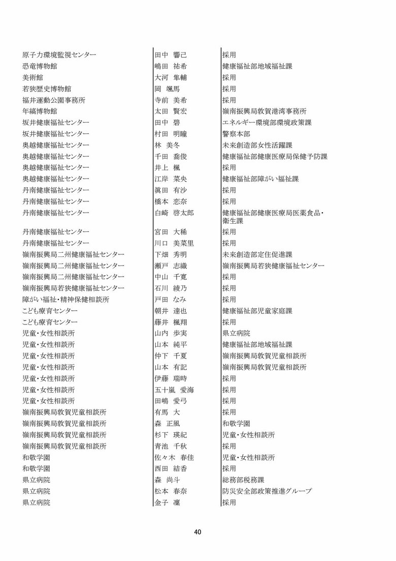 一般職員