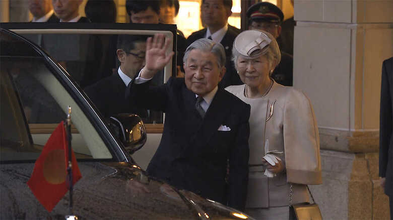 伊勢の沿道の人々に手を振られた（2019年4月）